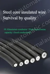 Steel core insulated wire 10KV3.4 thickness*JKLGYJ-185/30